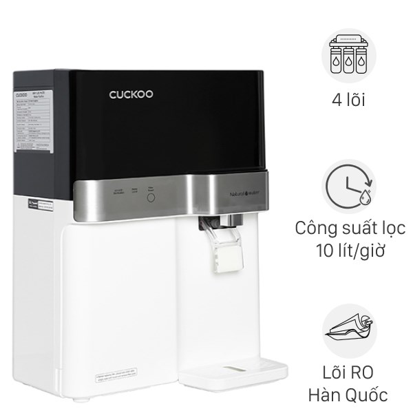 Máy lọc nước RO Cuckoo CP-RRP702MBK 4 lõi