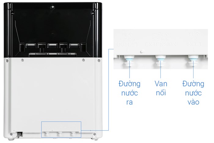 Máy lọc nước RO Cuckoo CP-RRP701MBK 4 lõi Màu Trắng - Đen