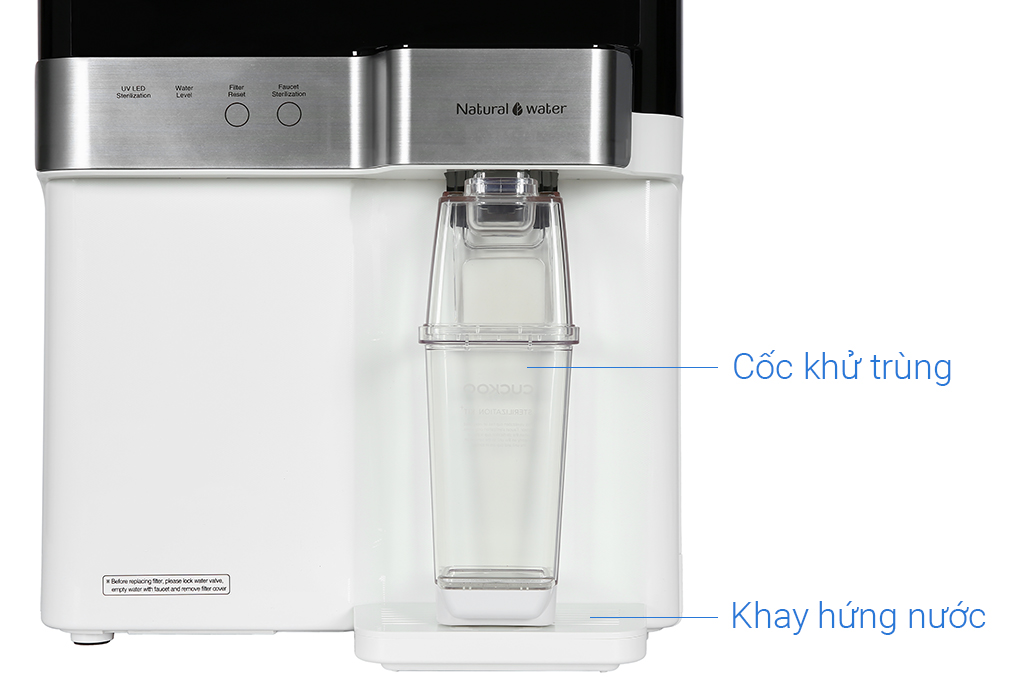 Máy lọc nước RO Cuckoo CP-RRP701MBK 4 lõi Màu Trắng - Đen