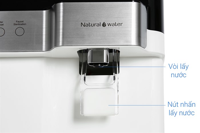 Máy lọc nước RO Cuckoo CP-RRP701MBK 4 lõi Màu Trắng - Đen