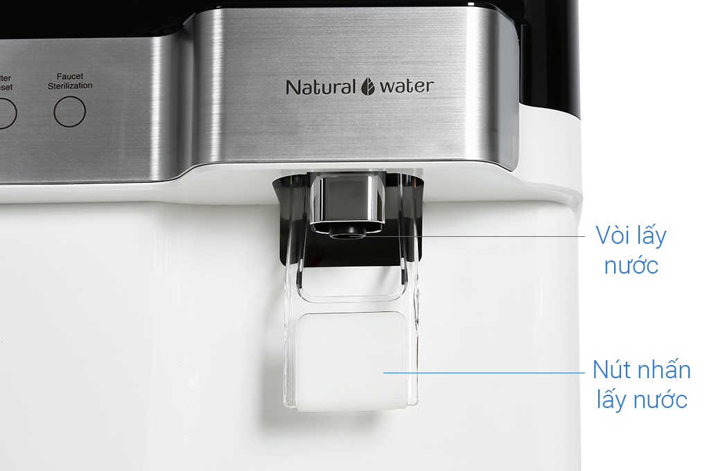 Máy lọc nước RO Cuckoo CP-RRP701MBK 4 lõi Màu Trắng - Đen