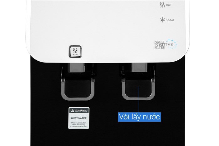 Máy lọc nước Nano nóng lạnh Cuckoo CP-FN601HW 4 lõi Màu Trắng - Đen