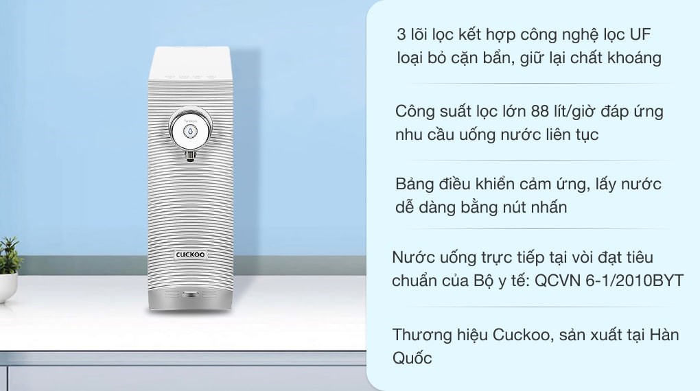 Máy lọc nước UF Cuckoo CP-M021W 3 lõi