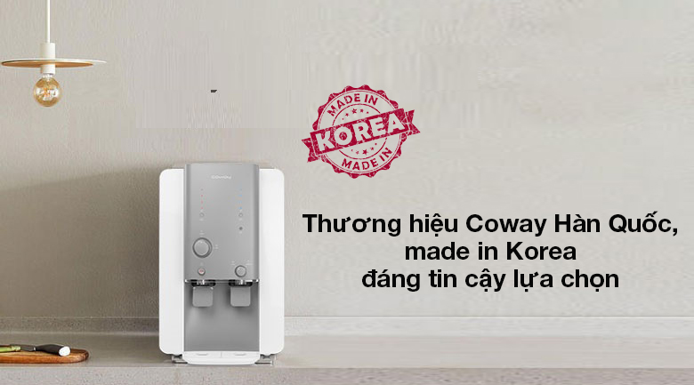 Made in Korea - Máy lọc nước RO nóng ấm nguội lạnh Coway CHP-18AR 4 lõi