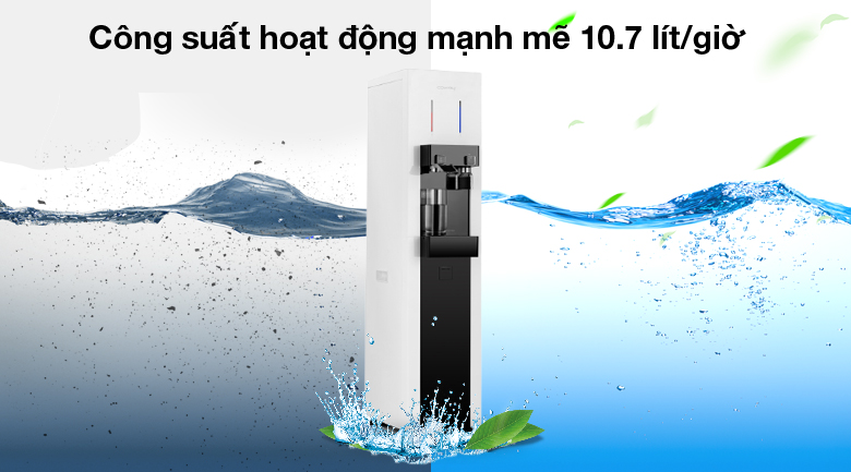 Công suất tốt - Máy lọc nước RO nóng nguội lạnh Coway CHP-590R 4 lõi