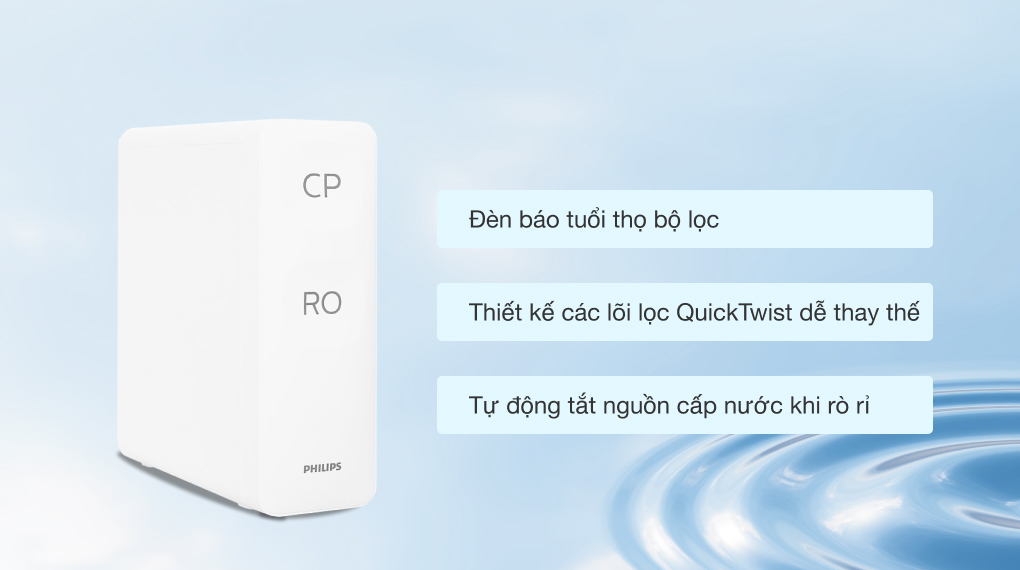 Máy lọc nước RO Philips AUT3015 2 lõi