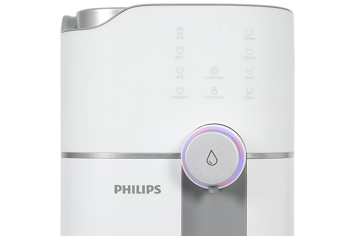 Máy lọc nước RO để bàn Philips ADD6910 1 lõi Màu Xám