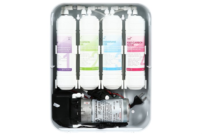 Máy lọc nước UF IONPIA ION-UFS4P 4 lõi Màu Trắng - Đỏ