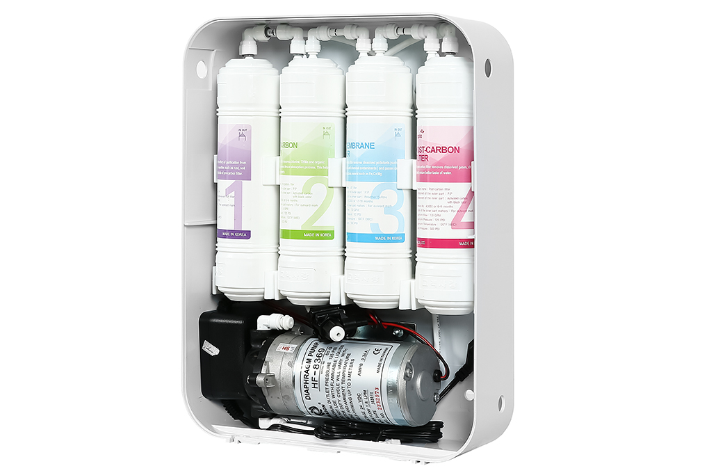 Máy lọc nước UF IONPIA ION-UFS4P 4 lõi Màu Trắng - Đỏ