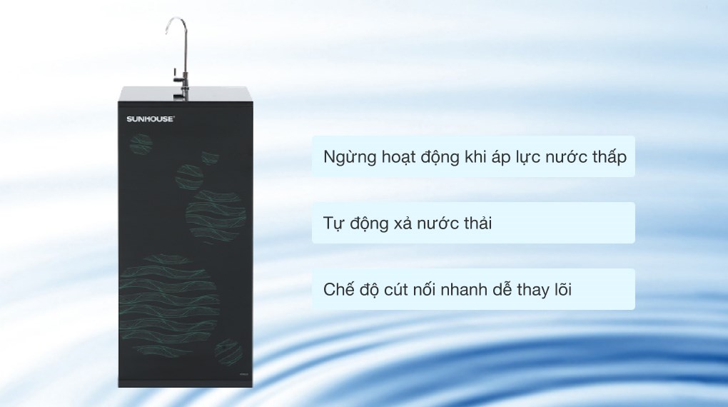 Máy lọc nước RO Sunhouse SHA8866K 7 lõi