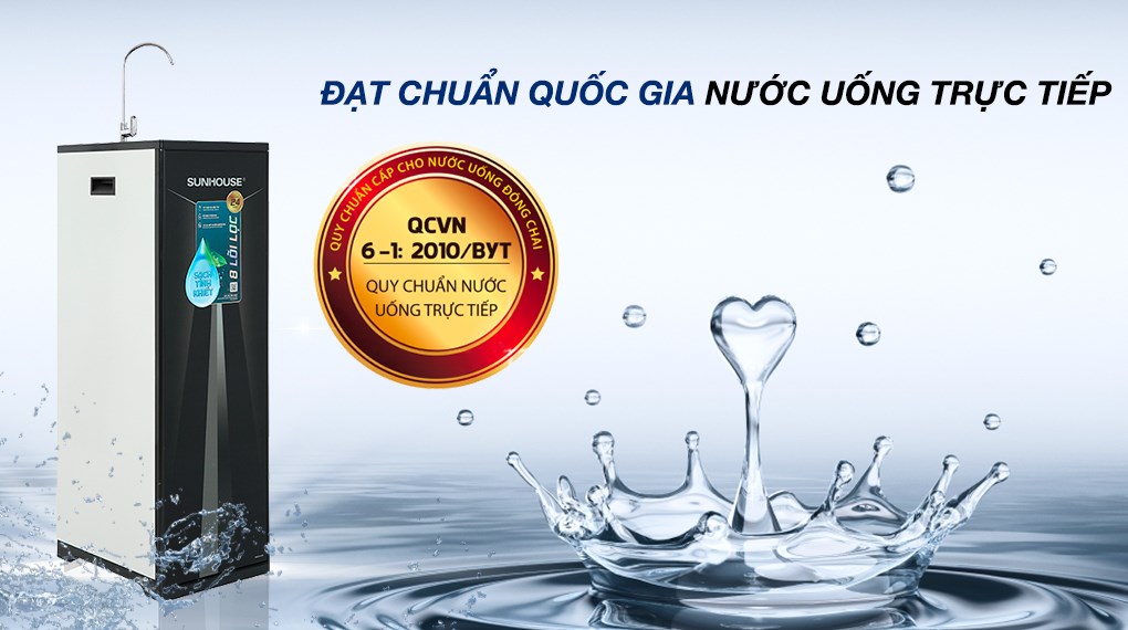 Máy lọc nước RO Sunhouse SHA8879K 8 lõi