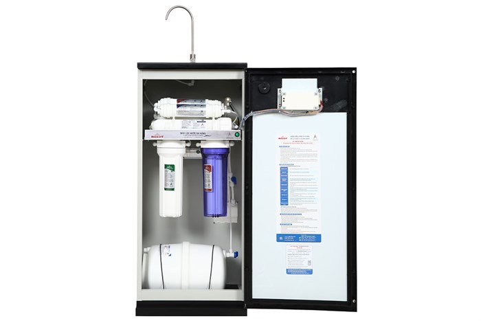 Máy lọc nước RO lọc nước mặn, nước lợ ROBOT SPRING-X9GN 9 lõi Màu Đen Xanh