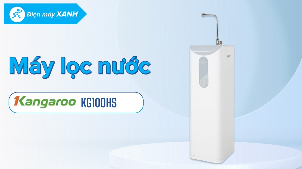 Máy lọc nước RO nóng nguội lạnh Hydrogen Kangaroo KG100HS 7 lõi