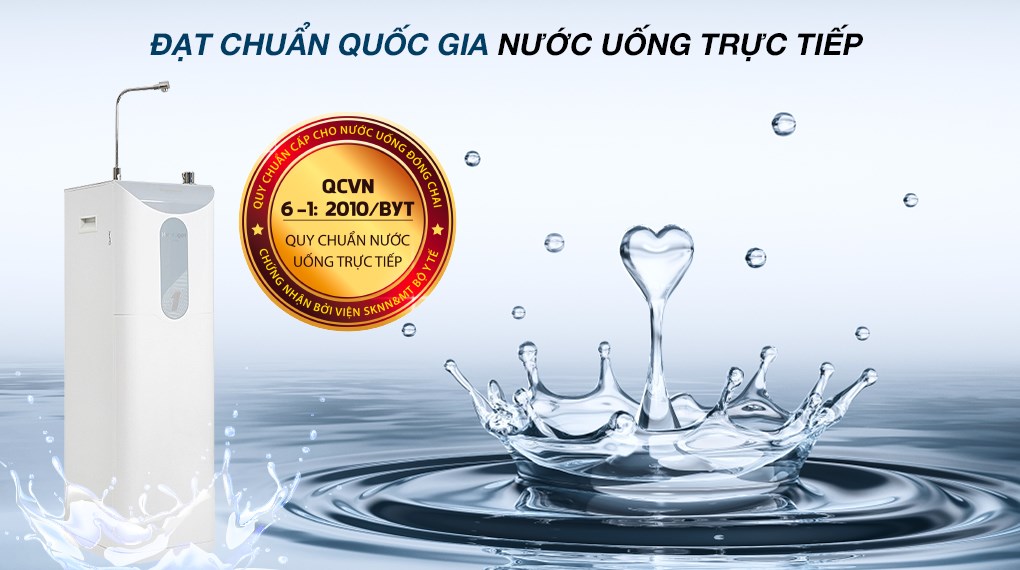 Máy lọc nước RO nóng nguội lạnh Hydrogen Kangaroo KG100HS 7 lõi