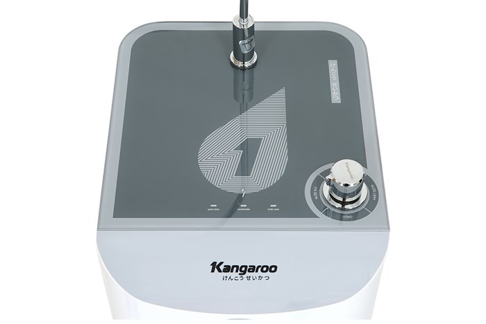 Máy lọc nước RO nóng nguội lạnh Hydrogen Kangaroo KG100HS 7 lõi Màu Trắng