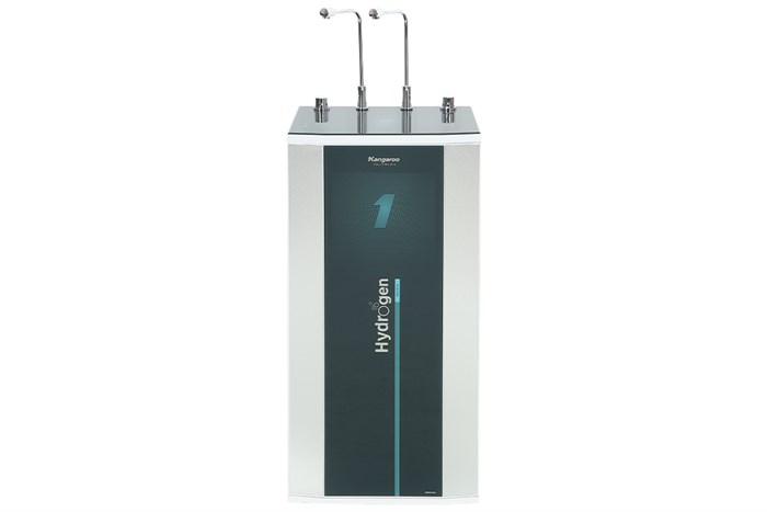 Máy lọc nước RO nóng nguội lạnh Hydrogen Kangaroo KG100HX VTU 10 lõi Màu Trắng - Đen
