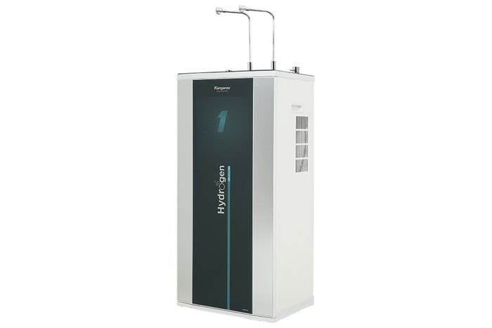 Máy lọc nước RO nóng nguội lạnh Hydrogen Kangaroo KG100HX VTU 10 lõi Màu Trắng - Đen