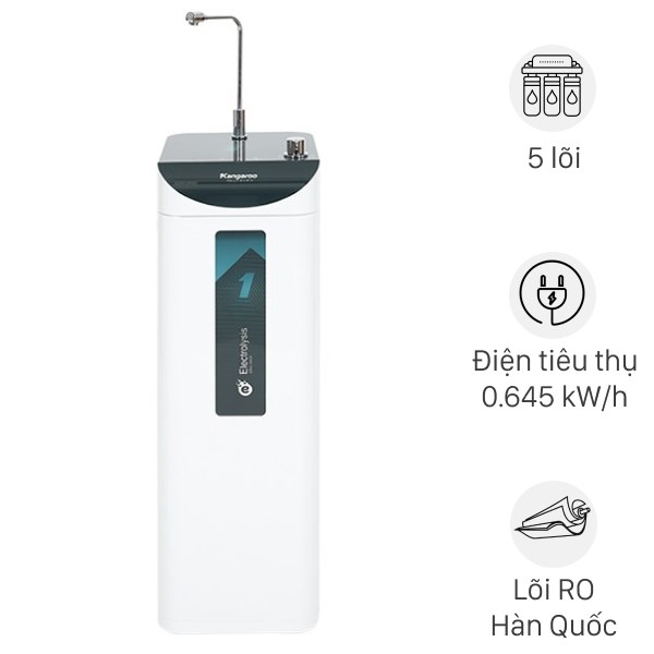 Máy lọc nước RO nóng nguội lạnh Hydrogen Kangaroo KG10A7ES 5 lõi