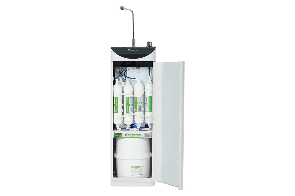 Máy lọc nước RO nóng nguội lạnh Hydrogen Kangaroo KG10A7ES 5 lõi Màu Trắng