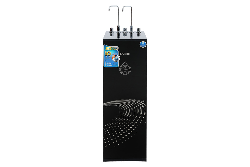 Máy lọc nước RO nóng nguội lạnh Karofi KAD-X60 10 lõi Màu Đen