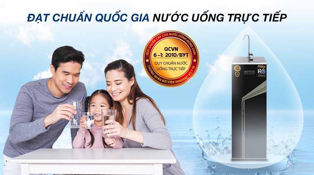 Máy lọc nước RO Mutosi MP-E100S 10 lõi
