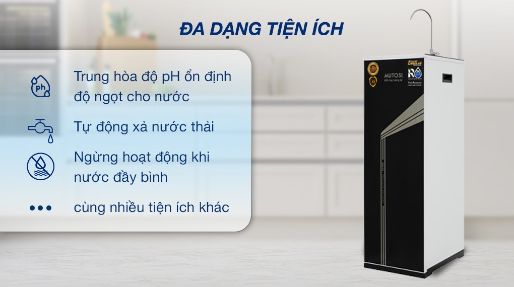 Máy lọc nước RO Mutosi MP-E100S 10 lõi