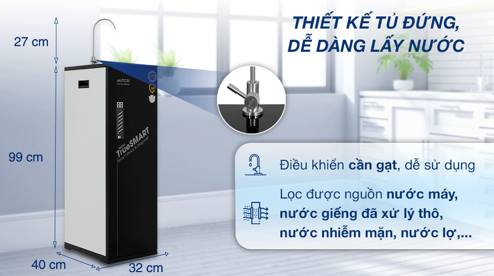 Máy lọc nước RO Mutosi MP-TS100 10 lõi