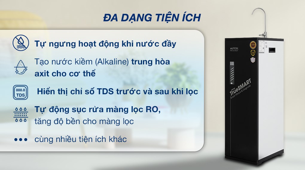 Máy lọc nước RO Mutosi MP-TS100 10 lõi