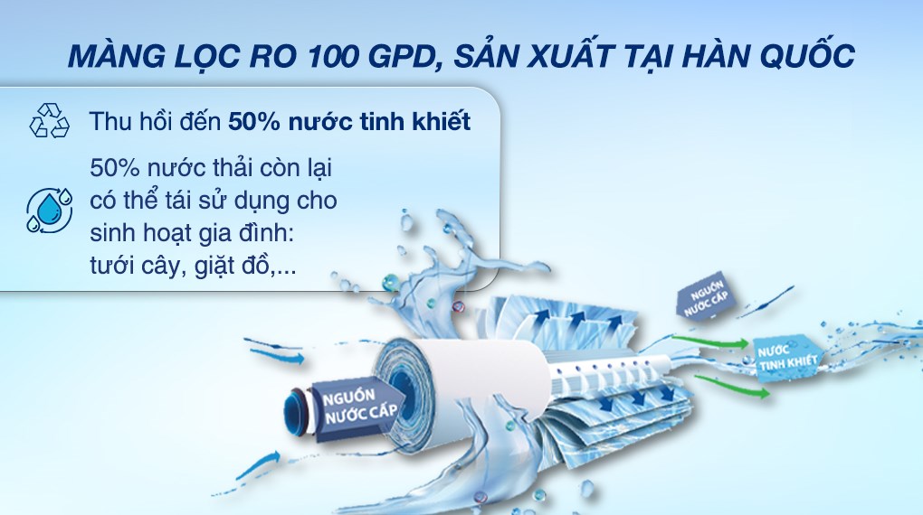 Máy lọc nước RO nóng lạnh Mutosi MP-E6100MHC 10 lõi