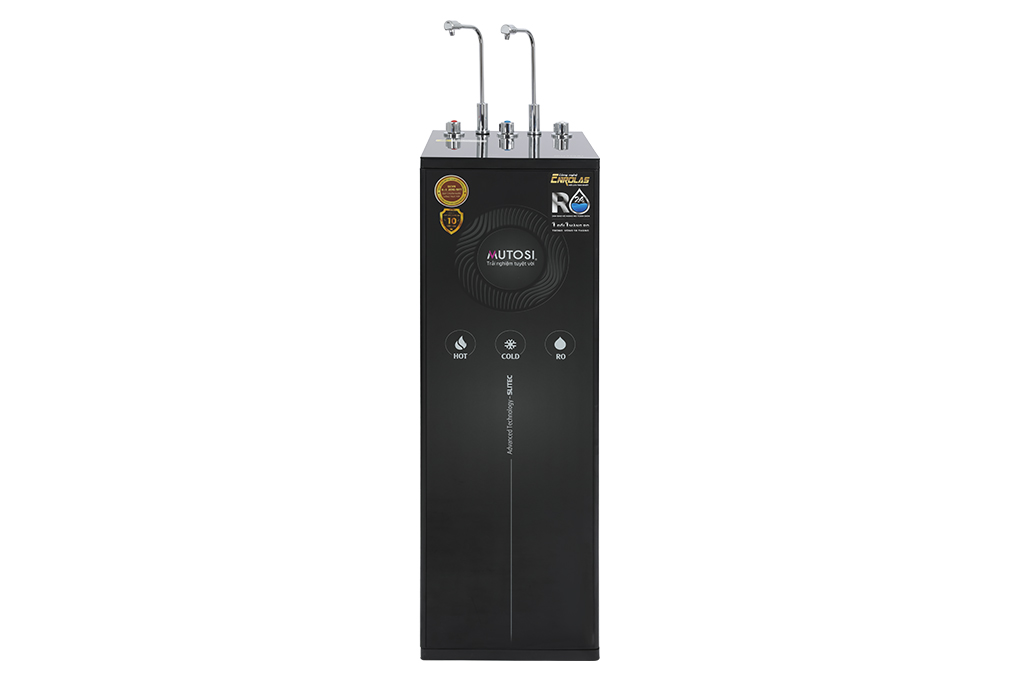 Máy lọc nước RO nóng nguội lạnh Mutosi MP-6100HCE 10 lõi Màu Đen