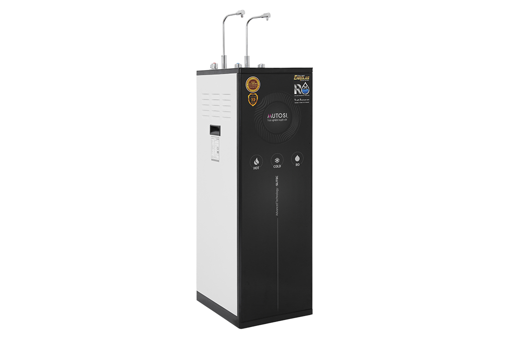 Máy lọc nước RO nóng nguội lạnh Mutosi MP-6100HCE 10 lõi Màu Đen