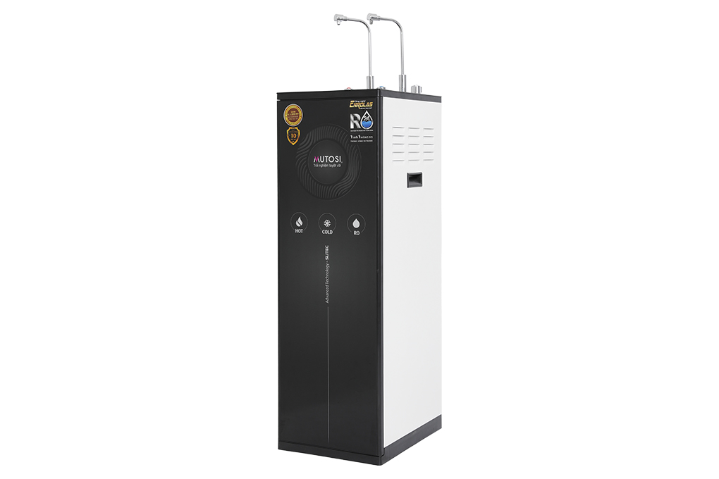 Máy lọc nước RO nóng nguội lạnh Mutosi MP-6100HCE 10 lõi Màu Đen