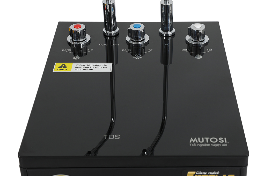 Máy lọc nước RO nóng nguội lạnh Mutosi MP-6100HCE 10 lõi Màu Đen
