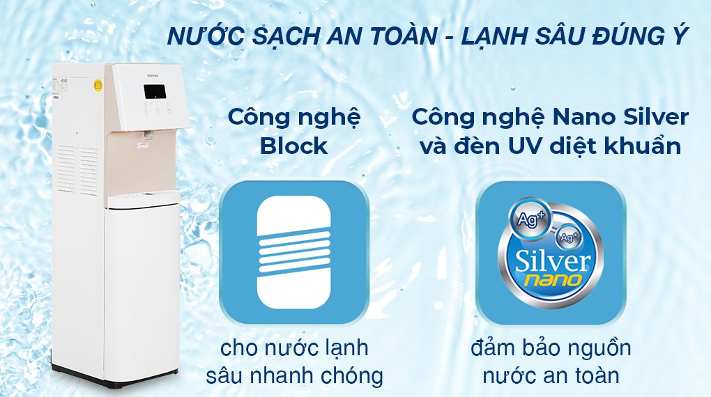 Máy lọc nước RO Toshiba TWP-W1630SVN 7 lõi
