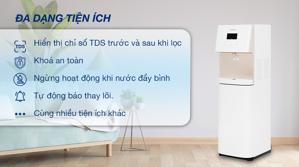 Máy lọc nước RO Toshiba TWP-W1630SVN 7 lõi