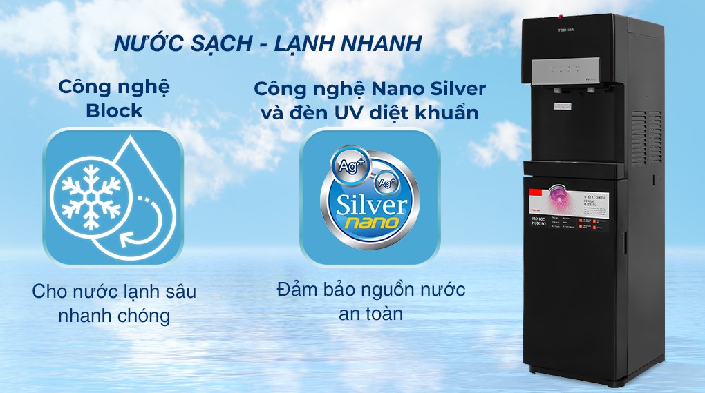 Máy lọc nước RO Toshiba TWP-W1035SVN 7 lõi