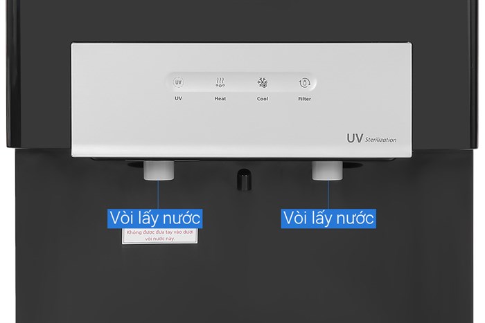 Máy lọc nước RO Toshiba TWP-W1035SVN 7 lõi Màu Đen