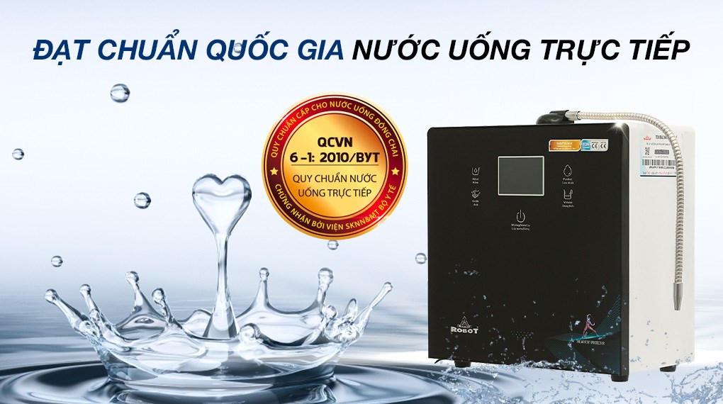 Máy lọc nước điện giải ion kiềm ROBOT IonPrince 79X 7 tấm điện cực