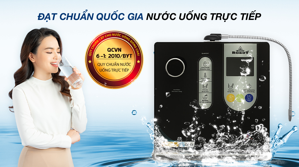 Đạt chuẩn nước uống trực tiếp