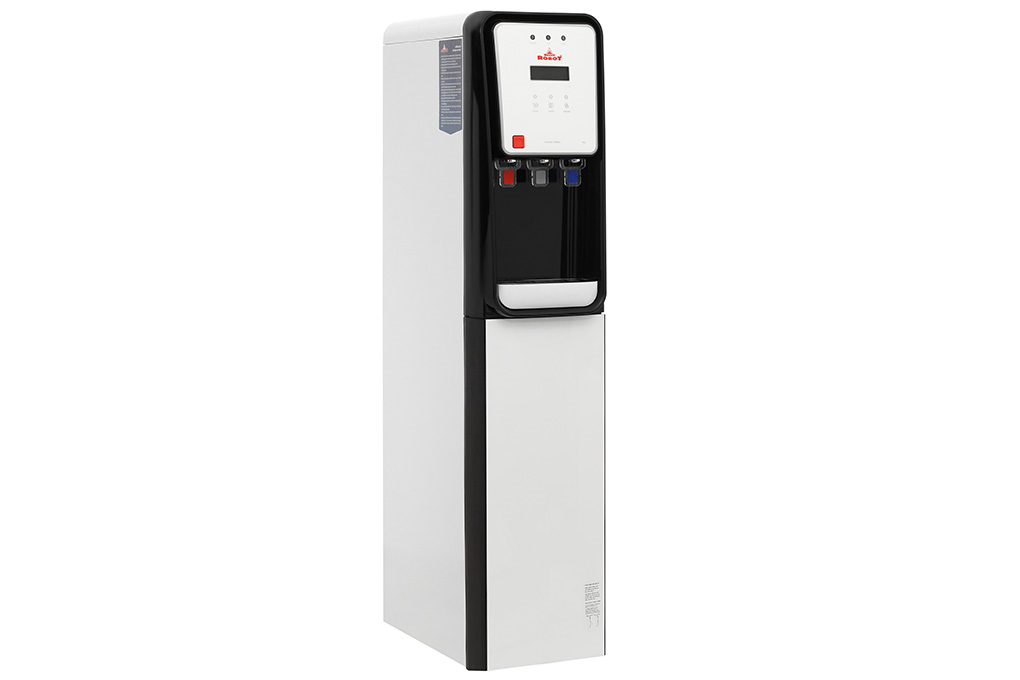 Máy lọc nước điện giải ion kiềm nóng nguội lạnh ROBOT UHC-6711X 4 lõi 7 tấm điện cực Màu Trắng - Đen