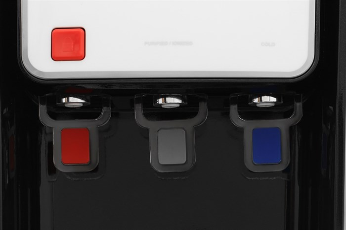 Máy lọc nước điện giải ion kiềm nóng nguội lạnh ROBOT UHC-6711X 4 lõi 7 tấm điện cực Màu Trắng - Đen