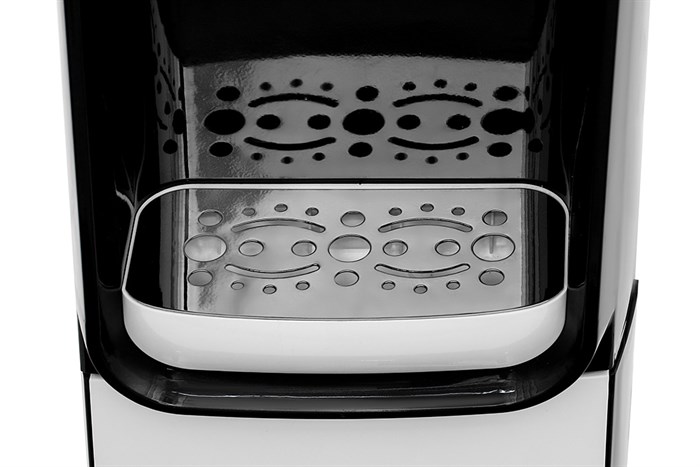 Máy lọc nước điện giải ion kiềm nóng nguội lạnh ROBOT UHC-6711X 4 lõi 7 tấm điện cực Màu Trắng - Đen