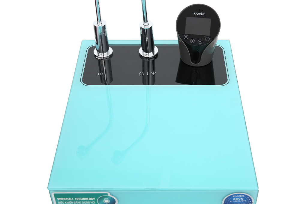 Máy lọc nước RO nóng nguội lạnh Hydrogen Karofi KAD-N91 10 lõi Màu Xanh