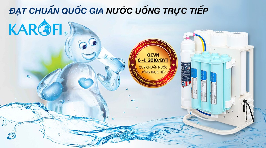 Máy lọc nước RO Karofi KAQ-U06 10 lõi - 4