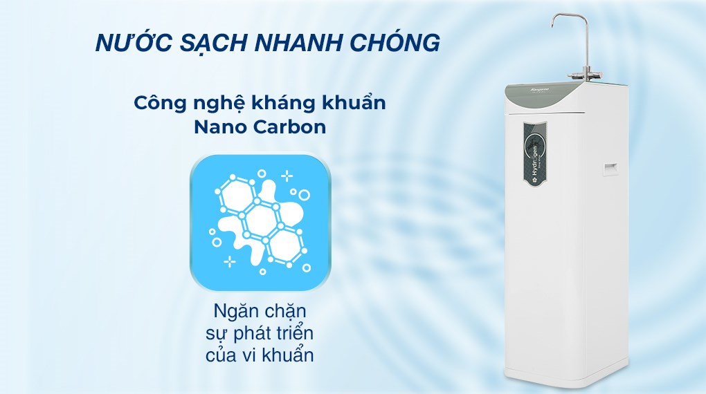 Máy lọc nước RO Hydrogen Kangaroo KG100HD2 8 lõi