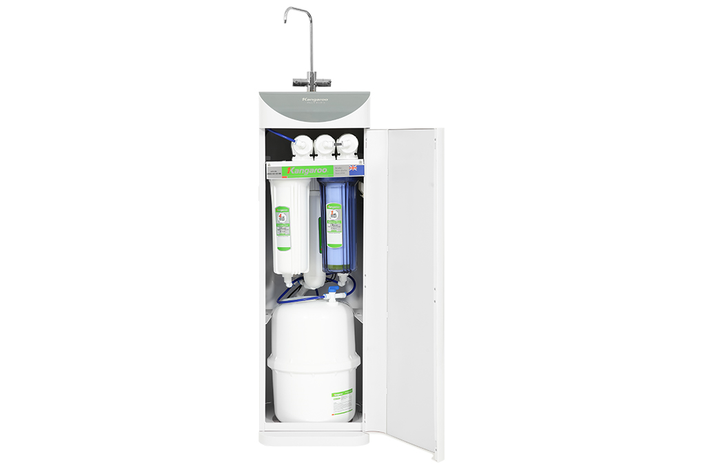Máy lọc nước RO Hydrogen Kangaroo KG100HD2 8 lõi Màu Trắng