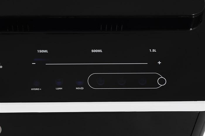 Máy lọc nước RO nóng nguội lạnh Hydrogen Mutosi Pro Plus MP-F081-HC4H5 8 lõi Màu Đen