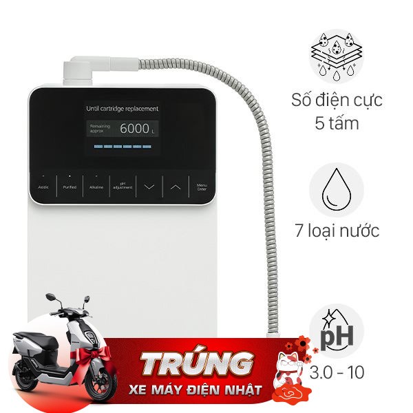 Máy lọc nước điện giải ion kiềm Panasonic TK-AS700