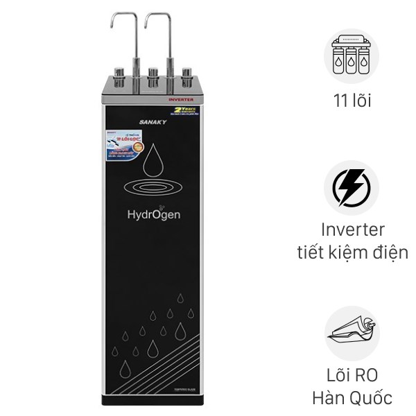 Máy lọc nước RO inverter nóng nguội lạnh Sanaky VH102HP3 11 lõi