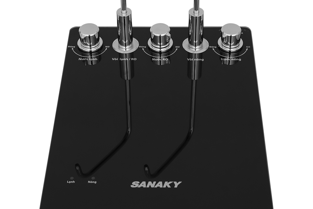 Máy lọc nước RO nóng nguội lạnh Sanaky Inverter VH102HP3 11 lõi Màu Trắng - Đen
